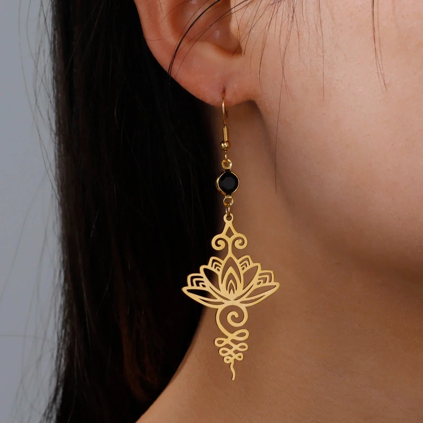 LOTUS EARRING